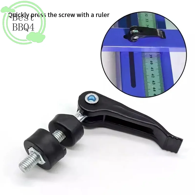 (BBQ4)Quick Press Screw Attaching Clamp 6mm Thread Lawn Mower Handle Knobs Nut Bolt Lawn Mower Push Cutter Accessories
