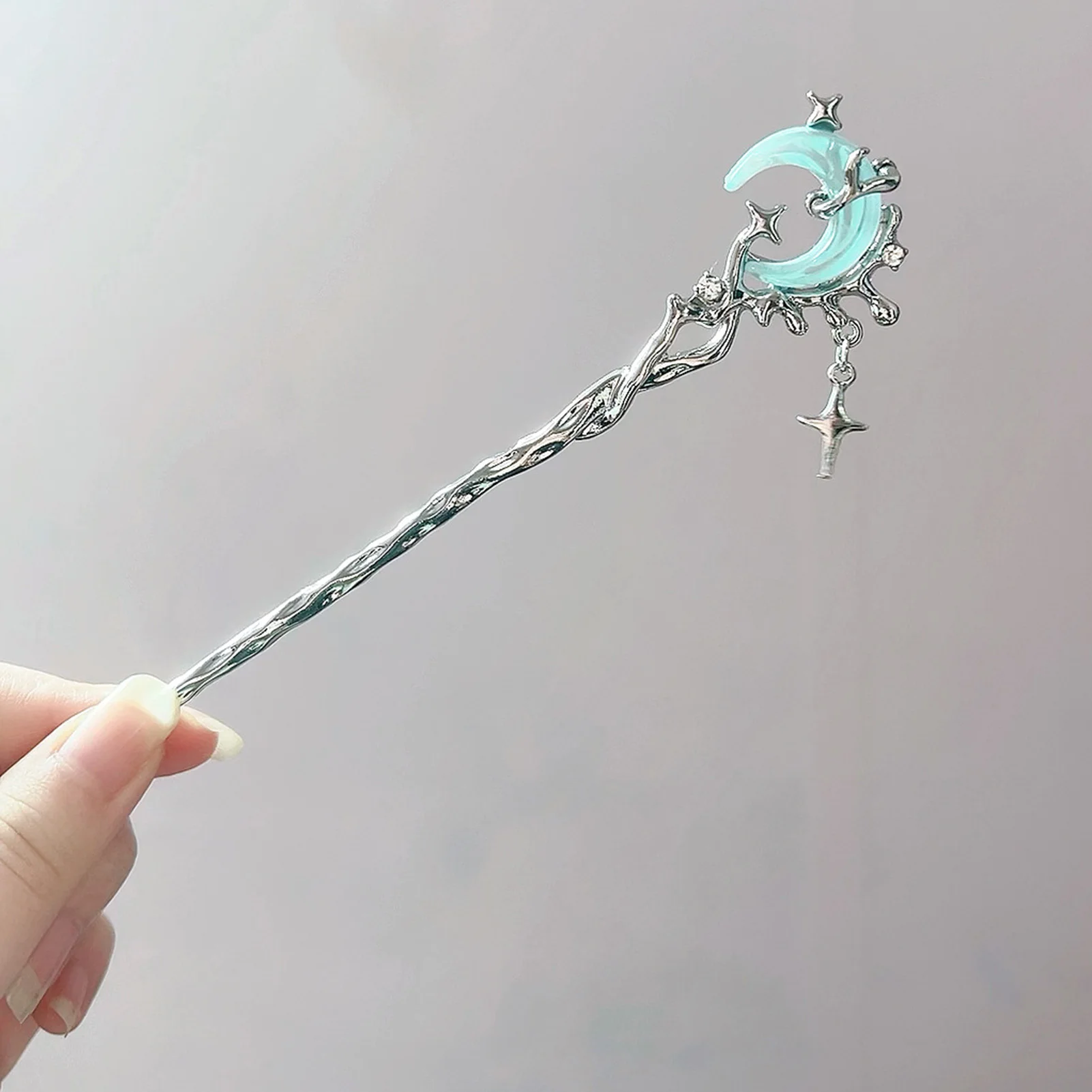 Pink Flower Butterfly Hair Pin Pearls Hair Sticks Forks Gold Color Alloy Headpiece Women Girls Hanfu Dress Chinese Hair Jewelry image 5