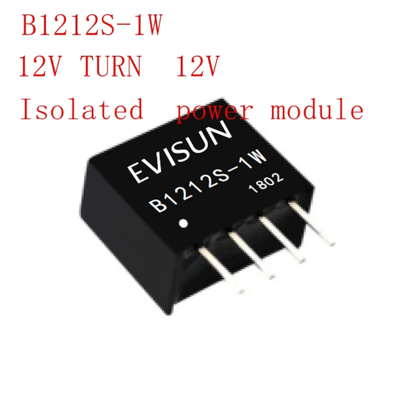 

5 шт./10 шт./20 шт./50 шт., новинка, DC-DC B1212S-1W SIP4, новый модуль питания, 12 В, поворот, 12 В, B1212S-1W, чип питания