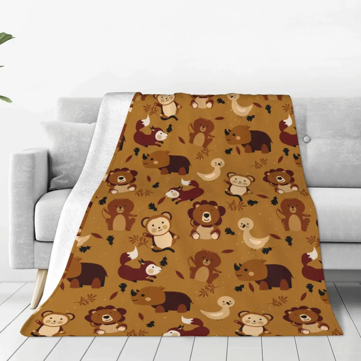 

Blankets Animals cartoons Flannel Throw Blankets Summer Air Conditioning Portable Soft Warm Bedspread