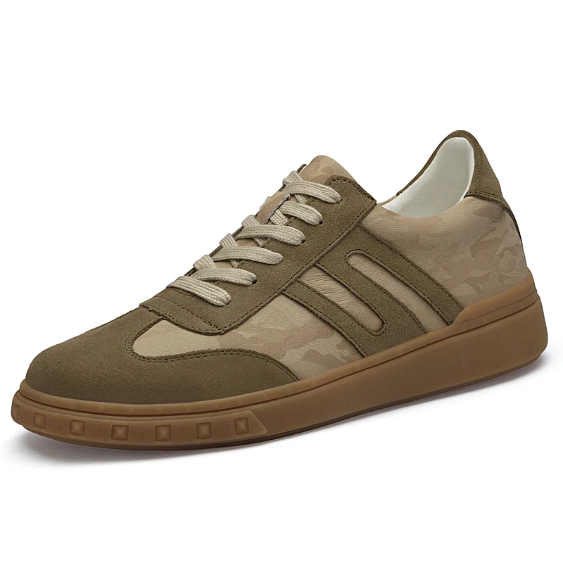 Freizeit-Sneaker aus Wildleder für Herren zum Spazierengehen, Autofahren und Skaten im Freien_voghion.com