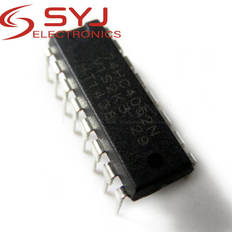 10pcs/lot SN74HC4052N 74HC4052N 74HC4052 DIP16 In Stock