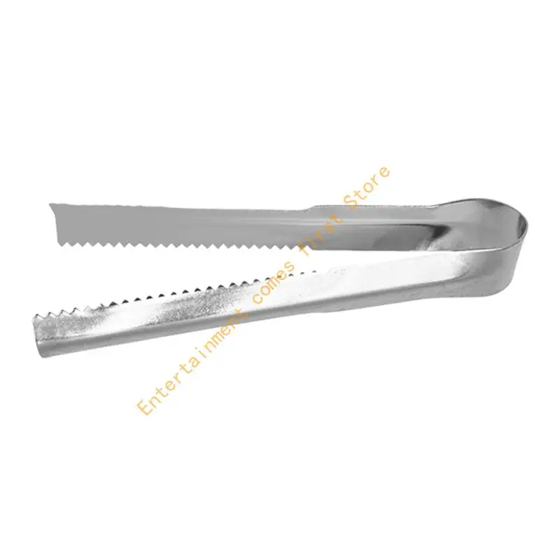 Metal Fish Clamps Baits Grips Tongs for Fishing Trip and Ice Pickup, Serrated Stainless Steel Clip with Smooth Formed Edges 55KD
