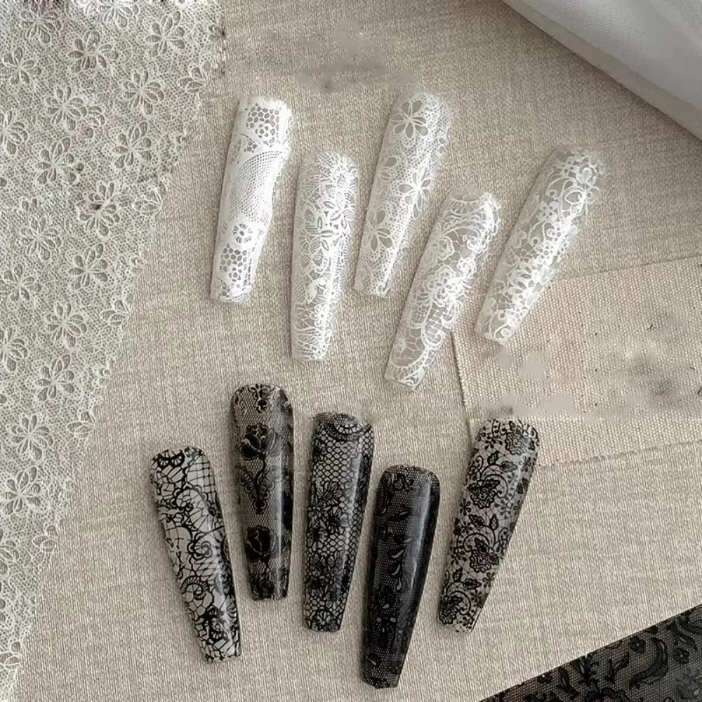 Lace Design Nail Fo…