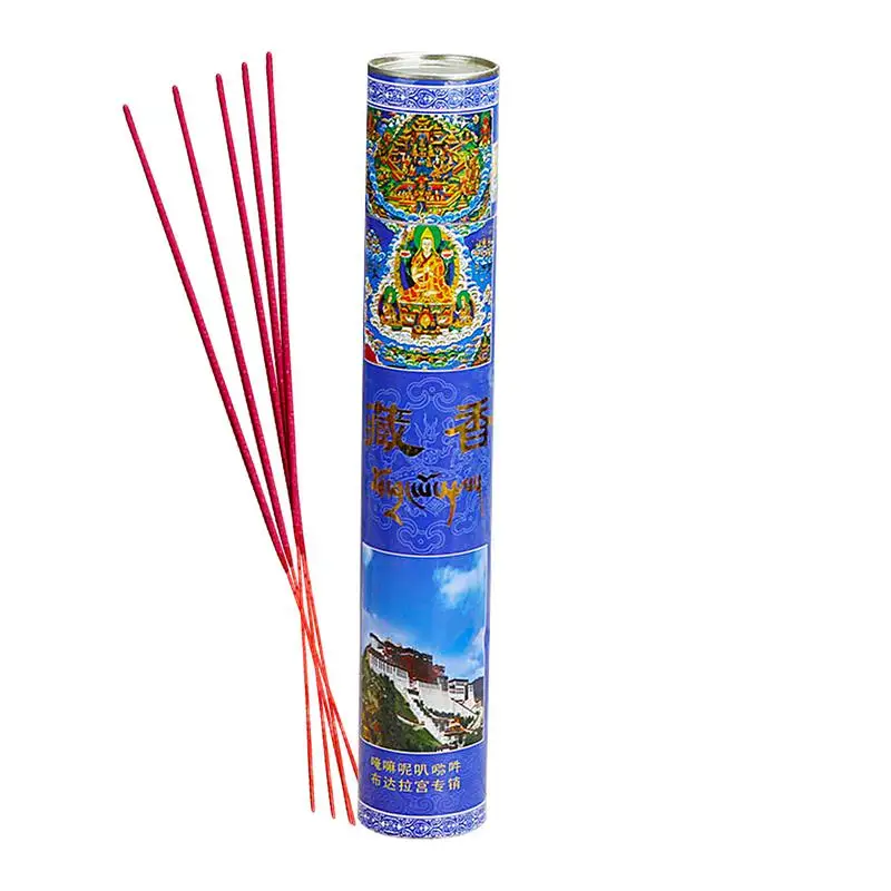 Potala Tibetan Incense 250PCS Zen Fusion Incense Traditional Long Burning Incense For Relaxing Boho Ambiance Fragrant Sticks For