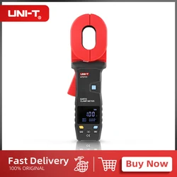 UNI-T Digital Clamp Earth Ground Tester UT273+ UT275+ 600Ω 1000Ω Grounding Resistance Meter Leakage Current Loop Resistance Test