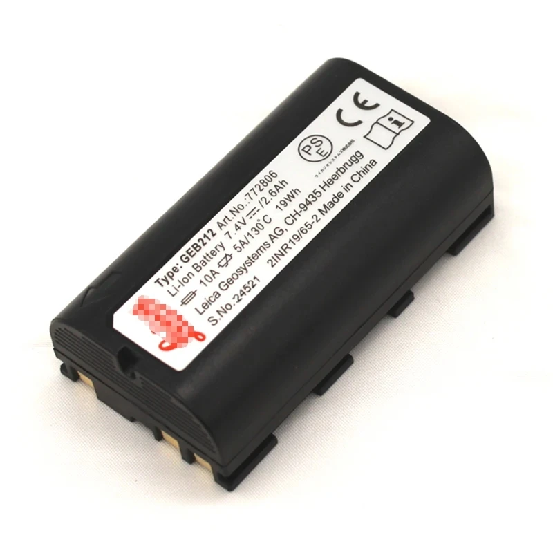 

High Quality GEB212 Battery For ATX1200 RX1200 GPS1200 GRX1200 Total Stations surveying instrument lithium battery