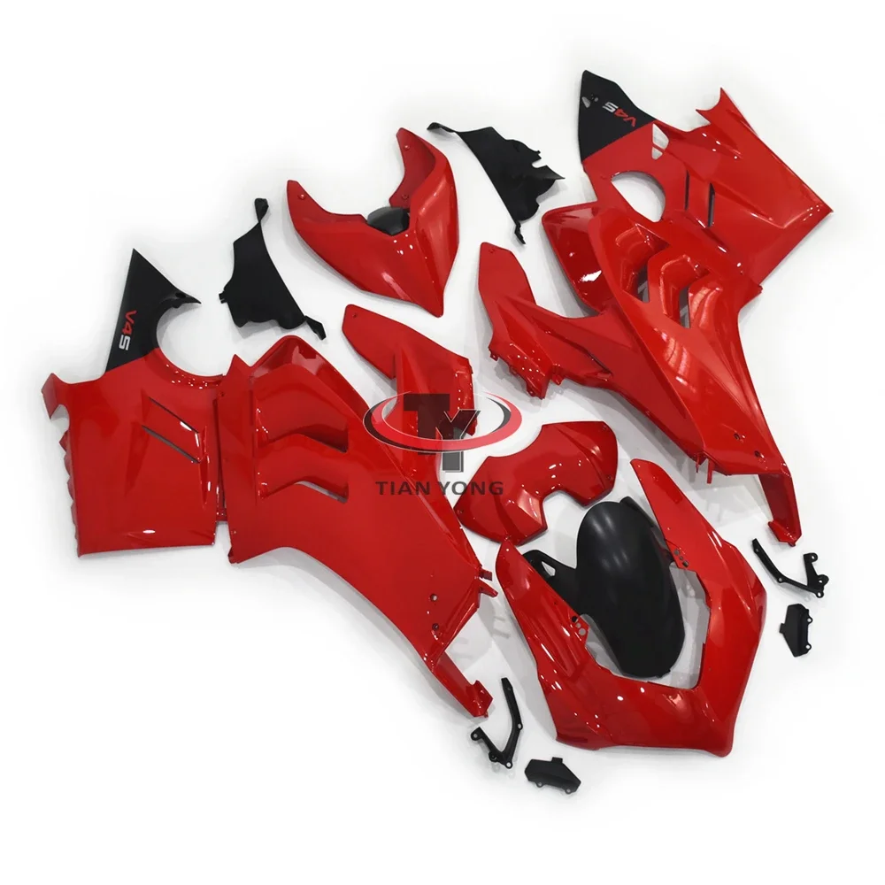Leuchtend rotes Karosserie-Verkleidungs-ABS-Einspritz-Motorrad-Vollverkleidungsset für Ducati