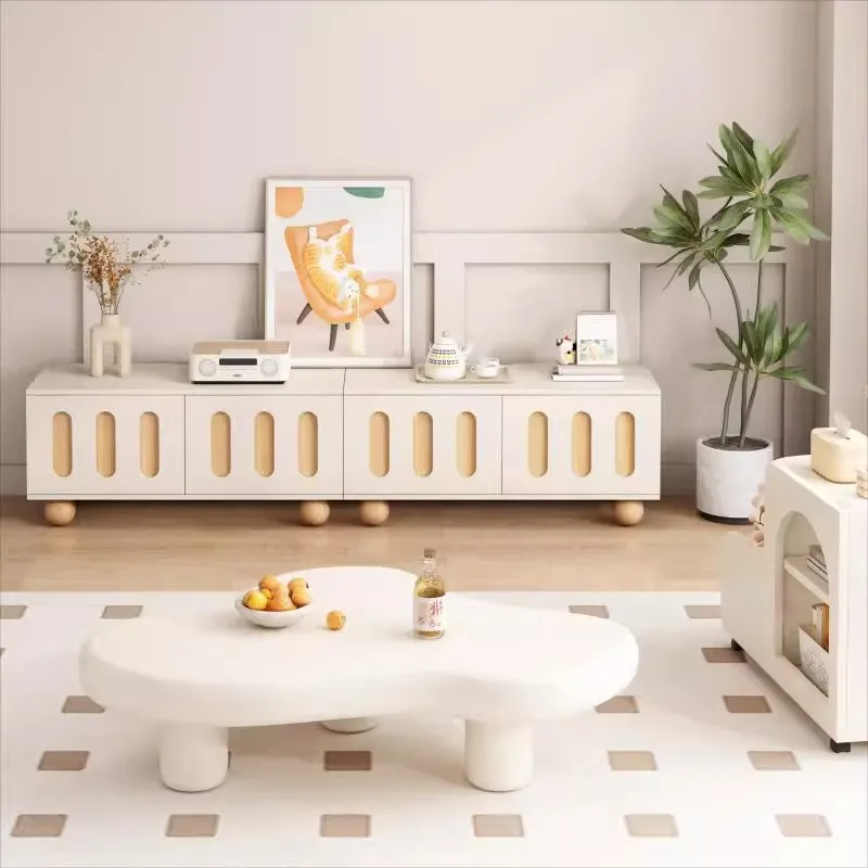 

Cream Style Originality High-quality Light Luxury Design Minimalism Tv Stand Modern Nordic Floor Salones Muebles Household Items