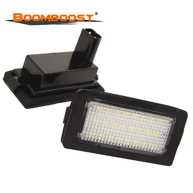 1. Bright White 18LED 3528SMD Car Number Plate Light 2Pcs Fit For MINI COOPER R56 License Lamp
