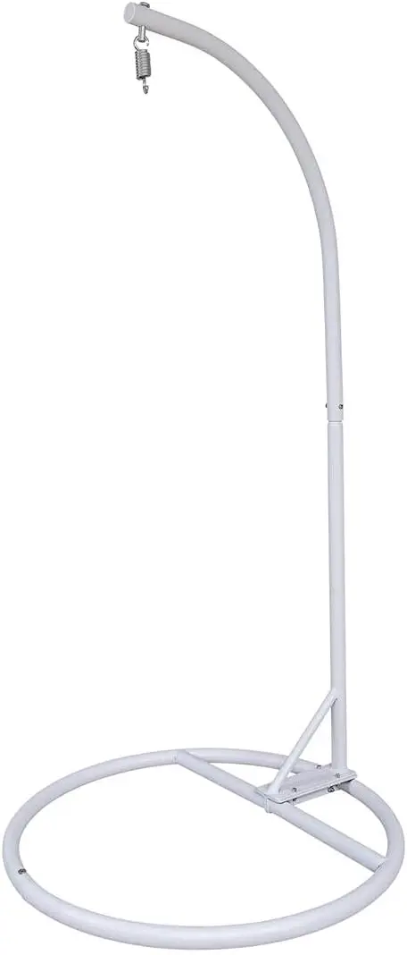 Base Heavy Duty Hanging Stand-supporto per amaca verniciato a polvere per sedia amaca, interni ed esterni (bianco)