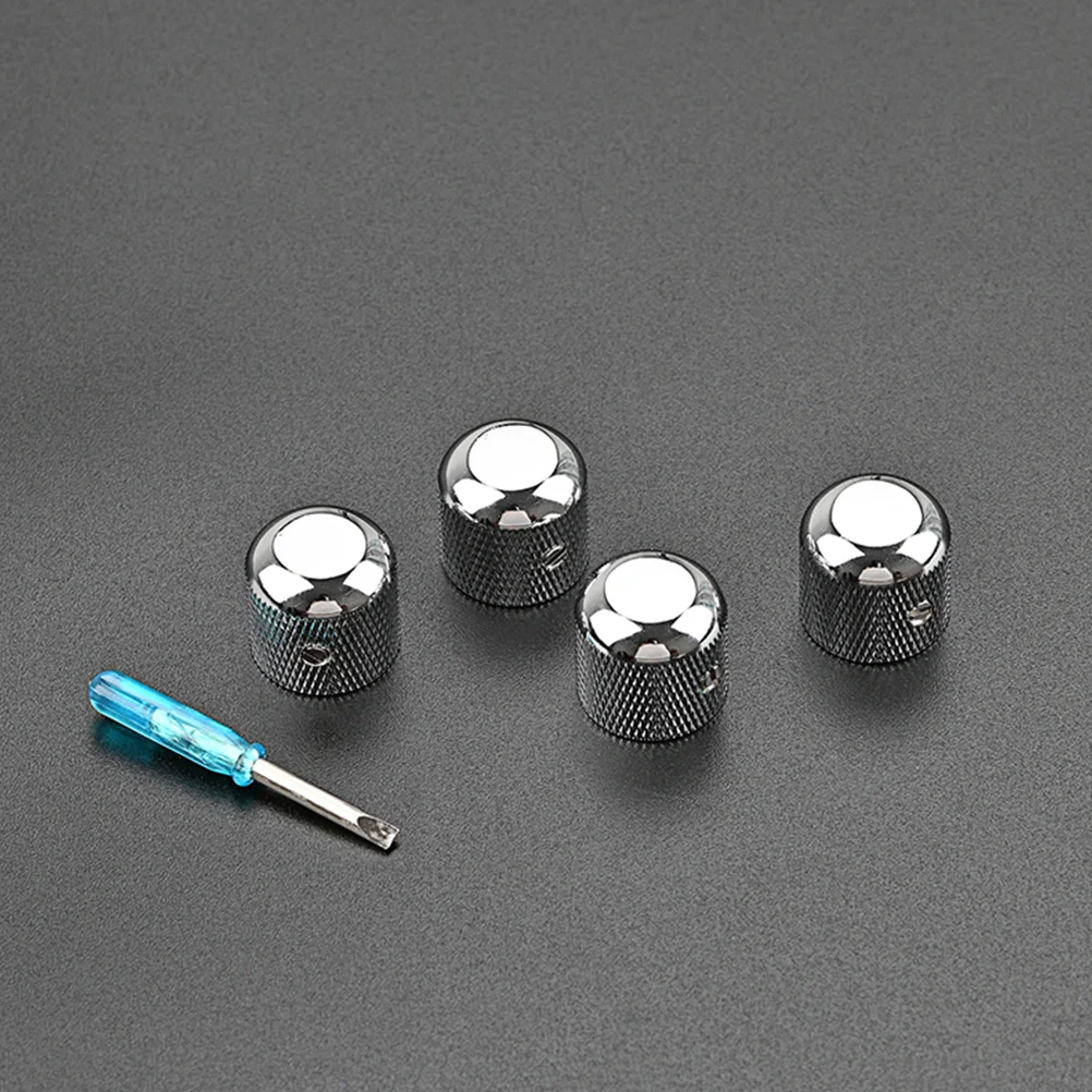 

Guitar Knob Volume Electric Metal Replacement Accessories for Guitars Bass Durable Long Use Simple Install Scale