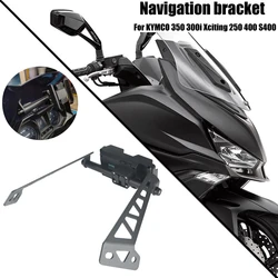 KYMCO Down Town USB şarj aleti 300i xtelefon tutucu Stand braketi 350 s400 motosiklet GPS navigasyon plakası için 250 400