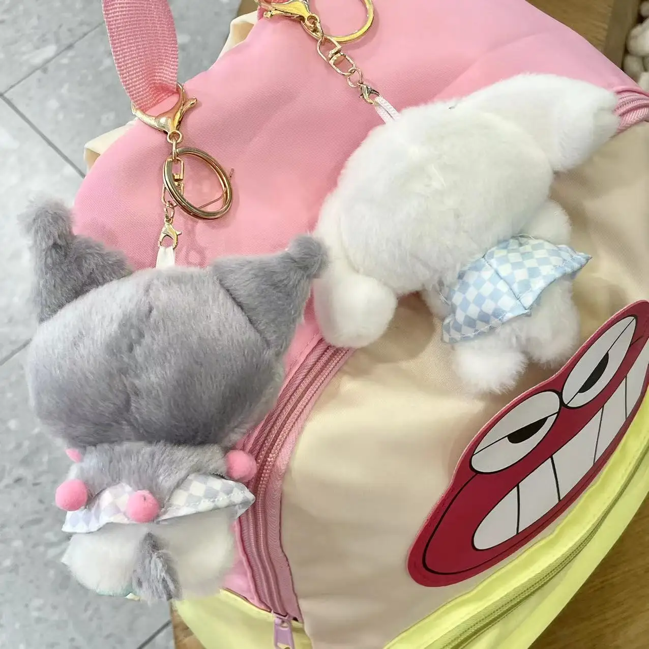 Sanrio Mooie Pop Kuromi Mijn Melodie Cinnamoroll Hello Kitty Knuffel Tas Hanger Cartoon Sleutelhanger Kawaii Plushies Cadeaus