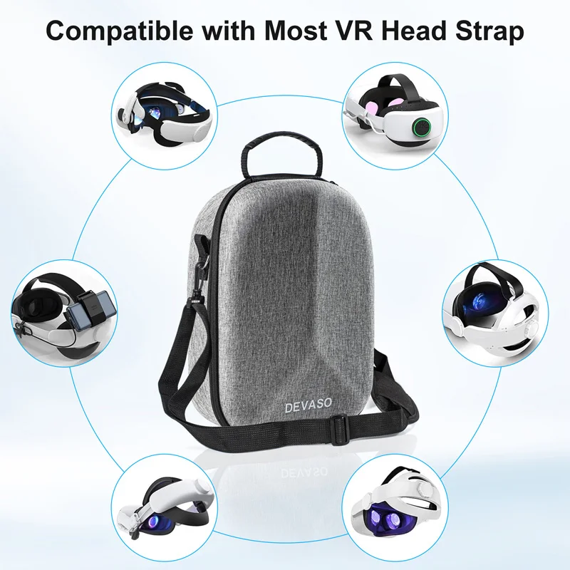휴대용 여행 보호 운반 케이스 핸드백, 메타 퀘스트 3 Vr 헤드 스트랩 액세서리