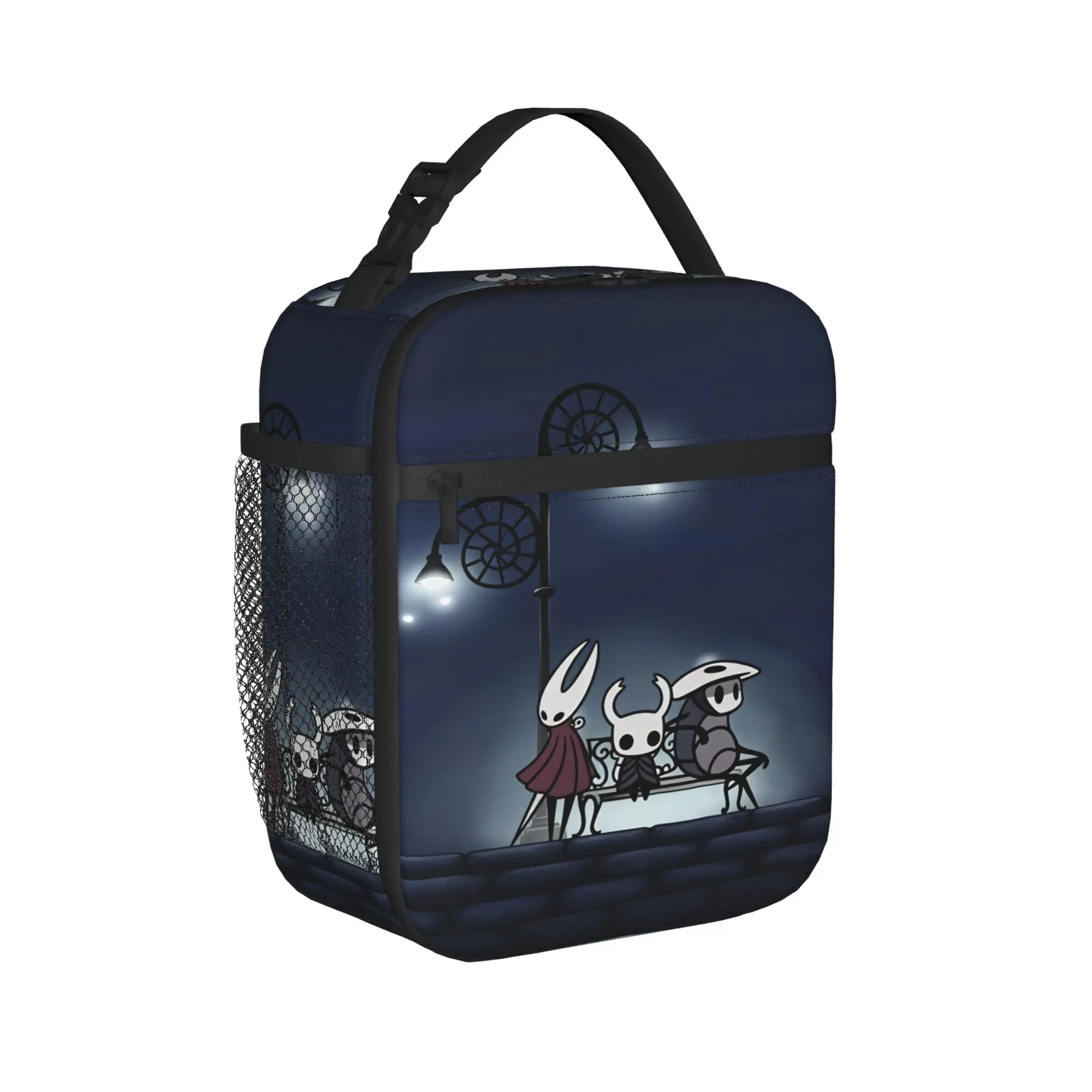 Hollow Knight Lunch Bag  Fun Lunch Box Picnic Portable Insulated Thermal Lunch Bags For Child Waterproof Designer Cooler Bag