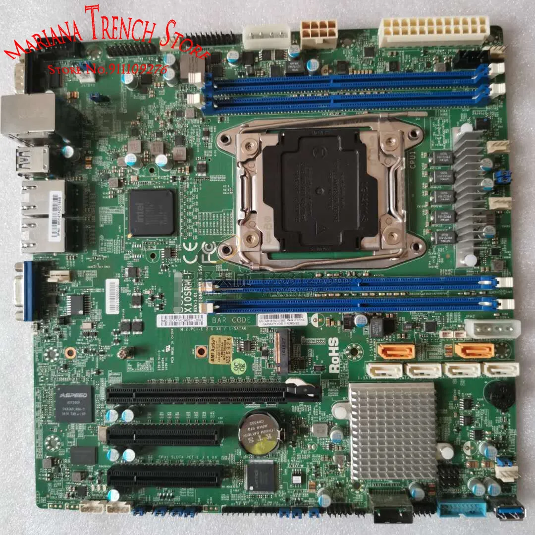 

X10SRM-F для Supermicro Single Socket R3 (LGA 2011) Встроенная Материнская плата E5-1600/2600 V3/V4 семейство DDR4 ECC