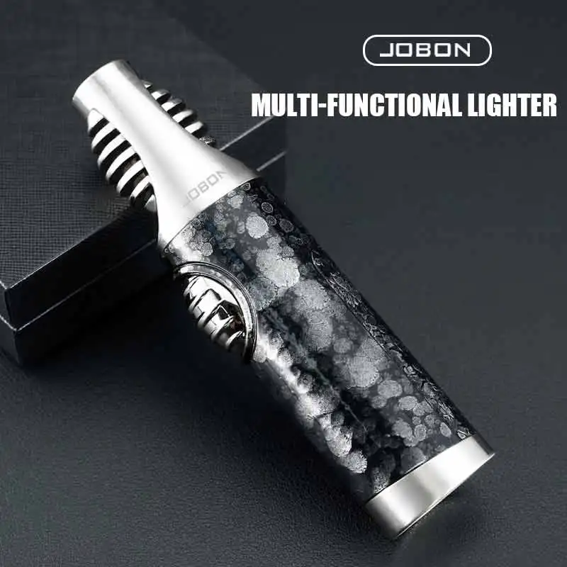 

JOBON Blue Flame Multi-Functional Spray Gun Lighter with Adjustable Flame Size and Recirculating Gas Use