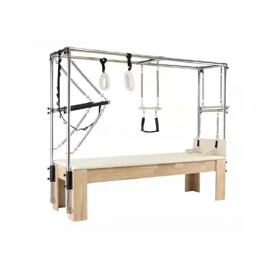 

Gym Yoga Studio Home Fitness Shaping Equipment Mute Slide Oak Bodybuilding Reformer Pilates Cadillac