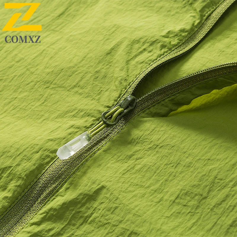 Summer Hooded Jacket Men's Casual Fishing Quick-drying Breathable Sun Protection Clothing Unisex Gym Training Running Light Coat