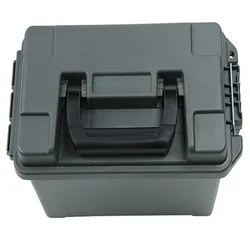 portable Plastic Ammo Box Military Style Storage Bullet Box Lightweight Moisture-proof Dry Storage Case  Tool Box 6.5L