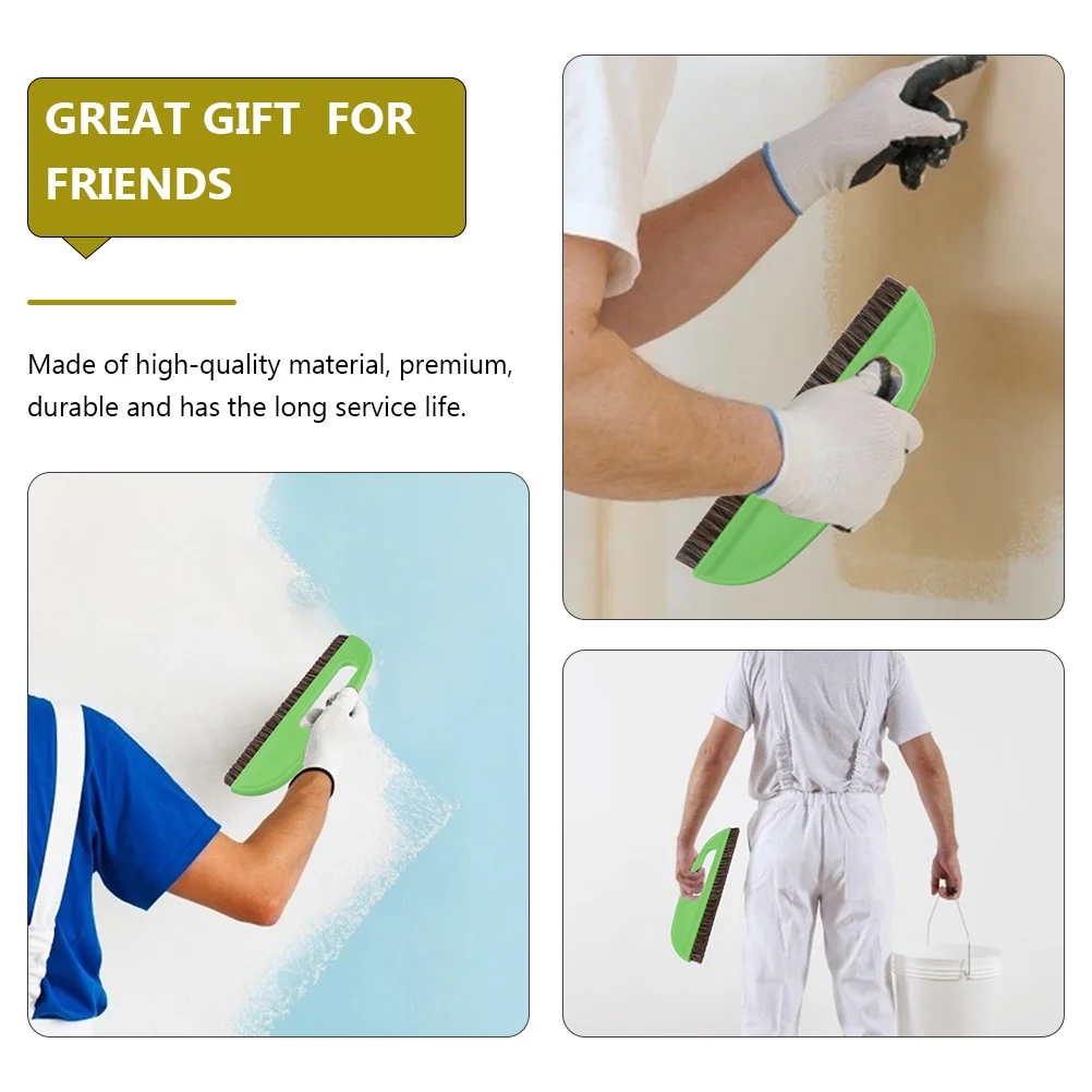 

Premium Wallpaper Glue Brush Tool for Smoothing Wall Covering Home Decoration Scratch-Free Plastic Handle Ergonomic Design