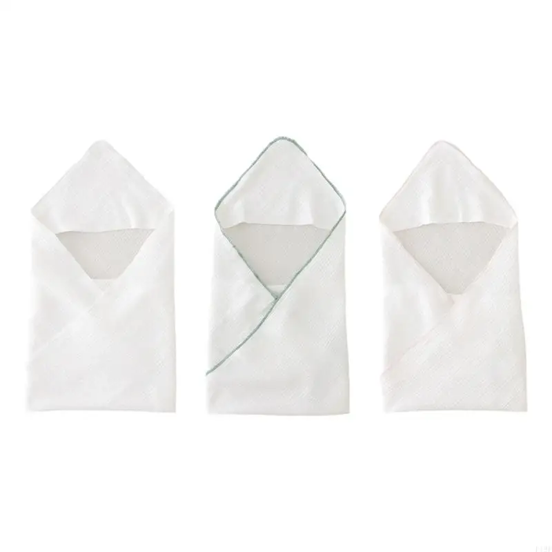 F19F مقبلات الرضع المريحة التفاف منشفة استحمام امتصاص موصية.