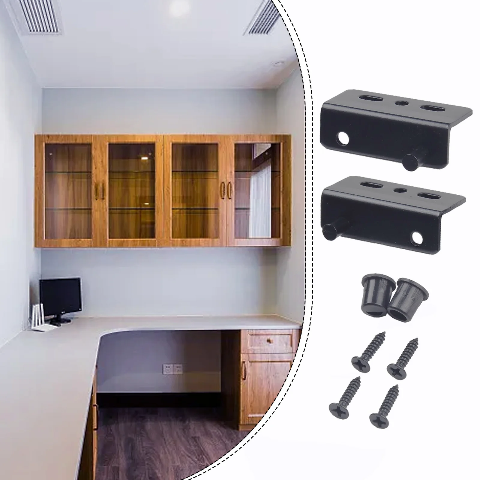 Совершенно-новый-высококачественный-комплект-петель-прочные-поворотные-петли-с-винтами-универсальные-для-деревянных-дверей-с-железными-и-пластиковыми-накладками