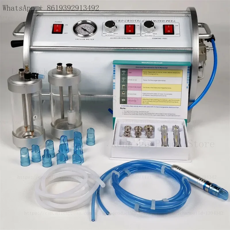 

2n1 CRYSTAL DIAMOND MICRODERMABRASION DERMABRASION Diamond Peeling Skin Rejuvenation Wrinkle Removal Beauty Machine