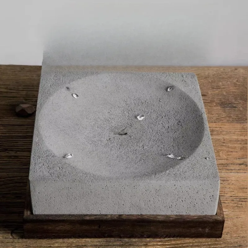 Flowing art installation of water and time, tea room hotel and homestay front desk Zen flowing scene ornament