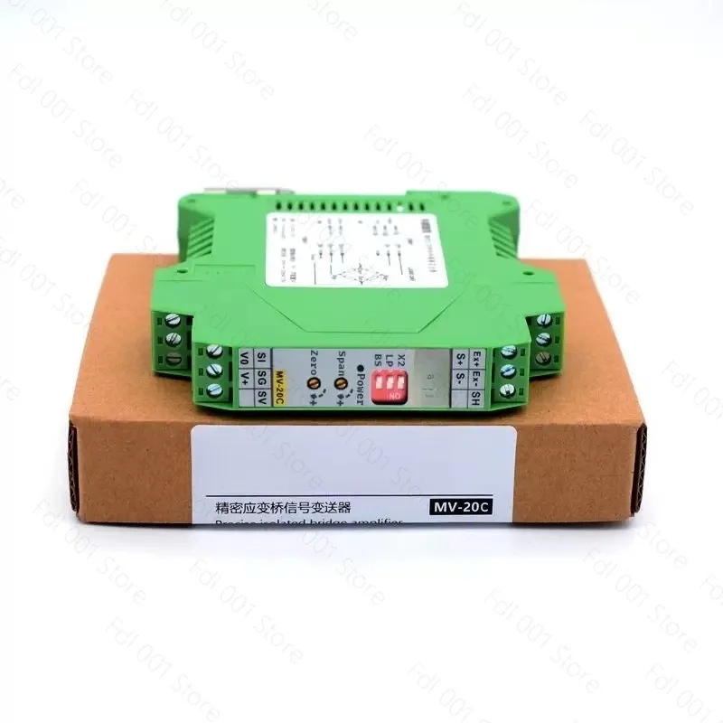 MV-20C Precision Weighing Transmitter Strain Bridge Force Measurement Pressure Tension Millivolt Mv Signal Amplifier 0-20Ma ±10V