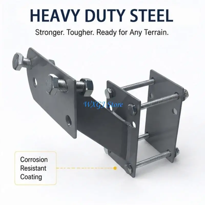 

37JE Adventure Spare Tire Bracket strengthened Carbon Steel consistent With