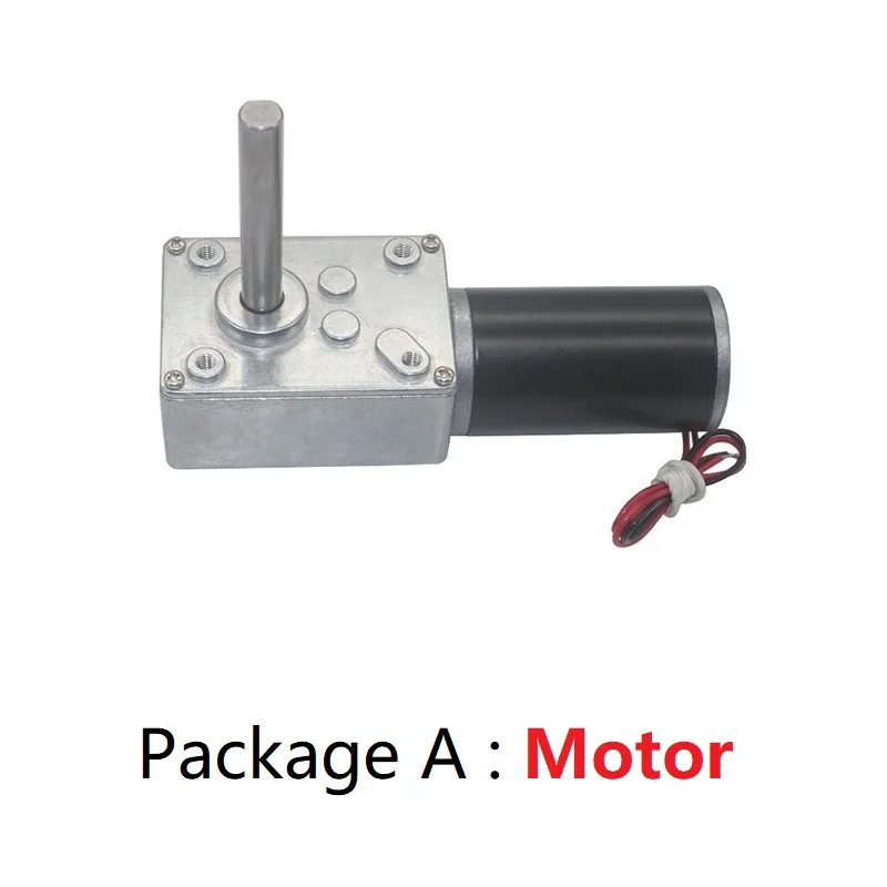12V 24V DC Motor 5840-31ZY Umgekehrt Reduktion Motor Selbst-lock Verlängerung Welle Motor High Torque Worm Ausgerichtet motor