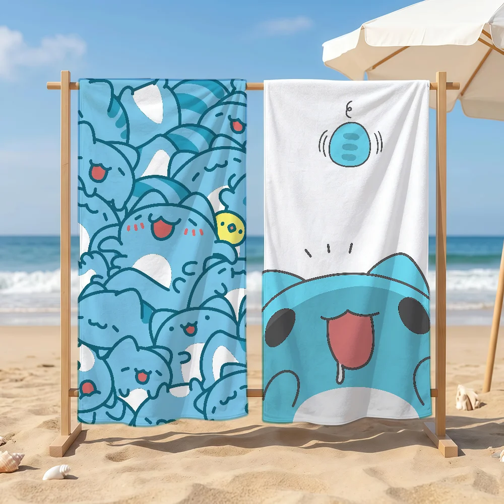 Beach Towel Large - Милое пляжное полотенце B-Bugcat Capoo: быстросохнущее,