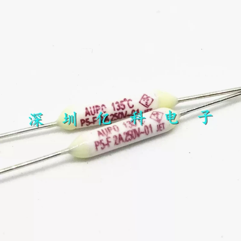 10pcs AUPO temperature control switch temperature fuse 84/102/115/125/130/135 ℃ 2A/250V