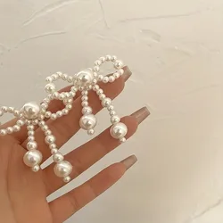 10pcs Hand Woven Pearl Bow Heart-shaped DIY Materials Decorative Accessories Clothing Accessories