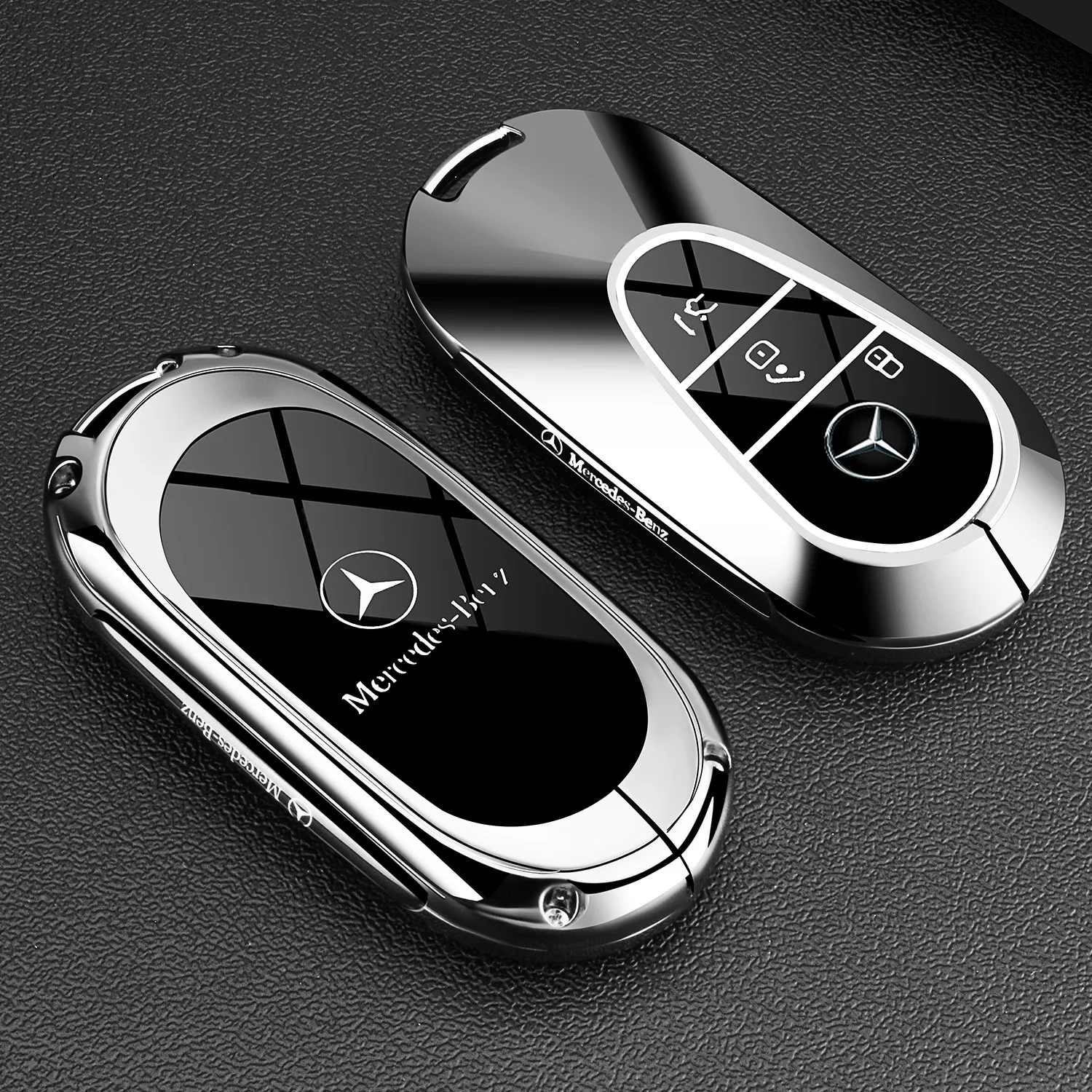 Suitable for 2025 Mercedes Benz E300L keycase GLC300L C260L shell C200 car buckle S400 male e350el 555