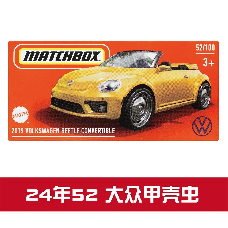 Original Mattel Matchbox Car 1/64 Diecast Box-packed Volkswagen Beetle 4x4 Ford Anglia Vehicle Model Toys for Boys Birthday Gift