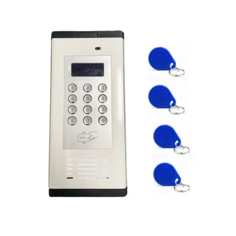 Hood Optional Smart K6 System 4G GSM Access Control Wireless Apartment Intercom/Gate Opener By Free Phone Call with RFI