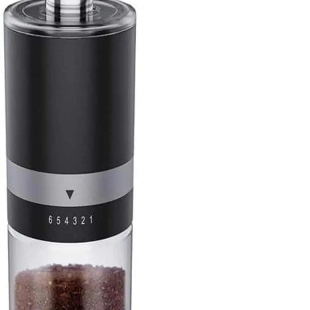 

Ручная кофемолка из нержавеющей стали, портативная мельница для свежемолотых зерен