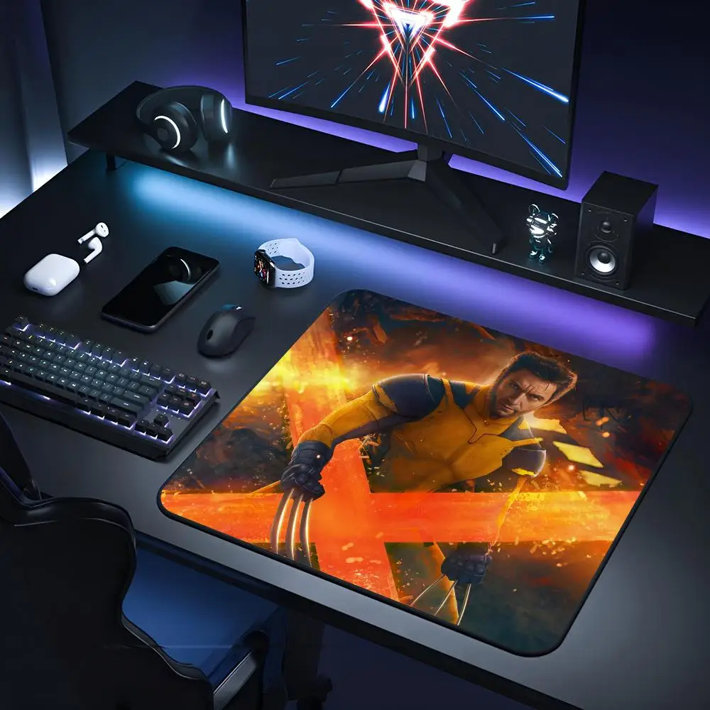 Wolverine Mouse Pad Gaming Laptops Keyboard Mat Deskmat Pc Accessories Desk Protector Mousepad Gamer Mats Anime