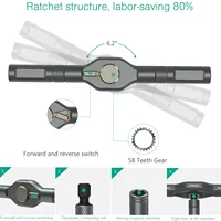 ORIA 42 in 1 Magnetic Screwdriver Set DIY Ratchet Screwdriver Set Multi Bit Drive Set with Detachable Ratchet Handle for Compute
