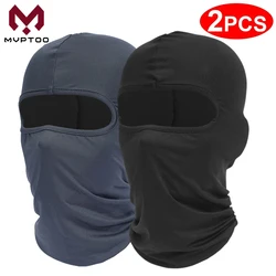 2PCS Quick drying Balaclava Hat Men Breathable Full Face Mask Sport Hiking Camping Outdoor Bicycle Hemlet Liner Beanies Hood Cap