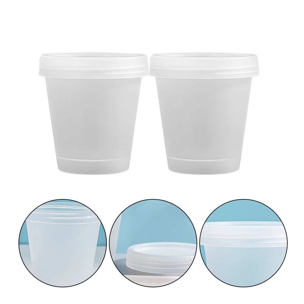 

5pcs Exfoliating Scrub Travel Bottle Compact Containers For Creams Lotions Shampoo Refillable Empty Jars Portable