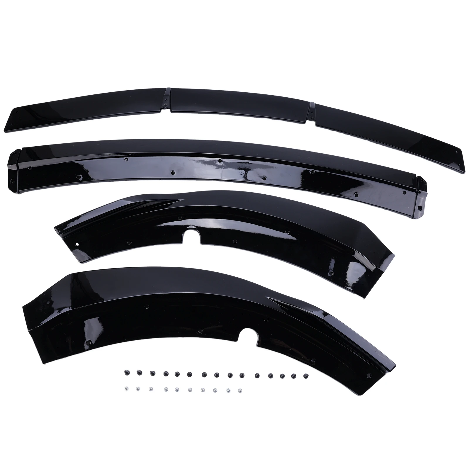 

Глянцевый черный сплиттер-спойлер для переднего бампера Dodge Charger 2015-2023, аксессуары для внешней отделки кузова автомобиля