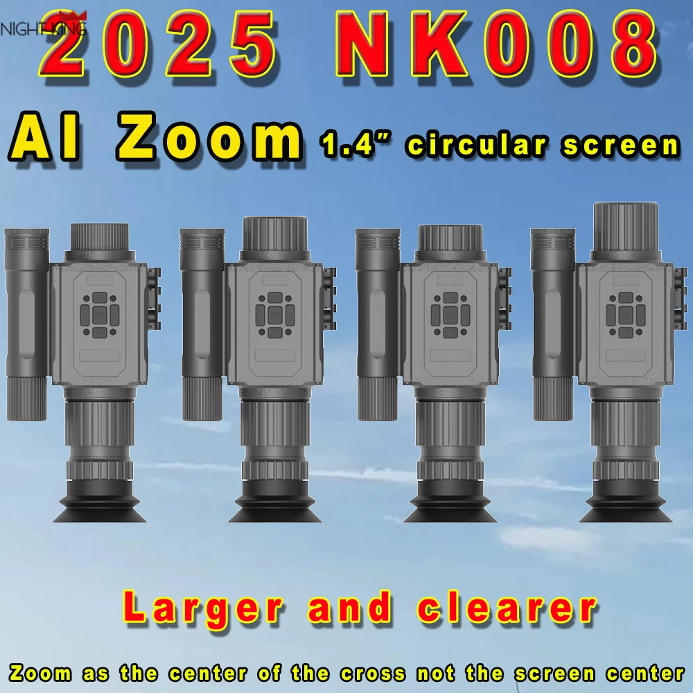 

BestMegaorei NK008 300 Meters Hunting Camera 850nm IR Night Vision Scope Monocular Attachment 1080P Video RecordingHigh - Qualit