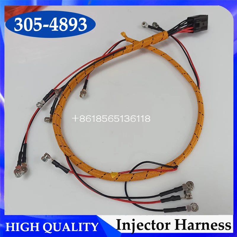 305-4893 C6.4 Injector Wiring Harness for E320D E323D Excavator Spare Parts Wire Harness 3054893