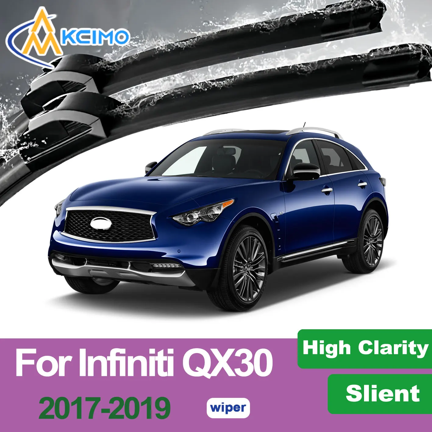 

For Infiniti Q30 2016-2019 Windshield Wiper Clean Windshield Hose Window Deflector Car Accessories 2018