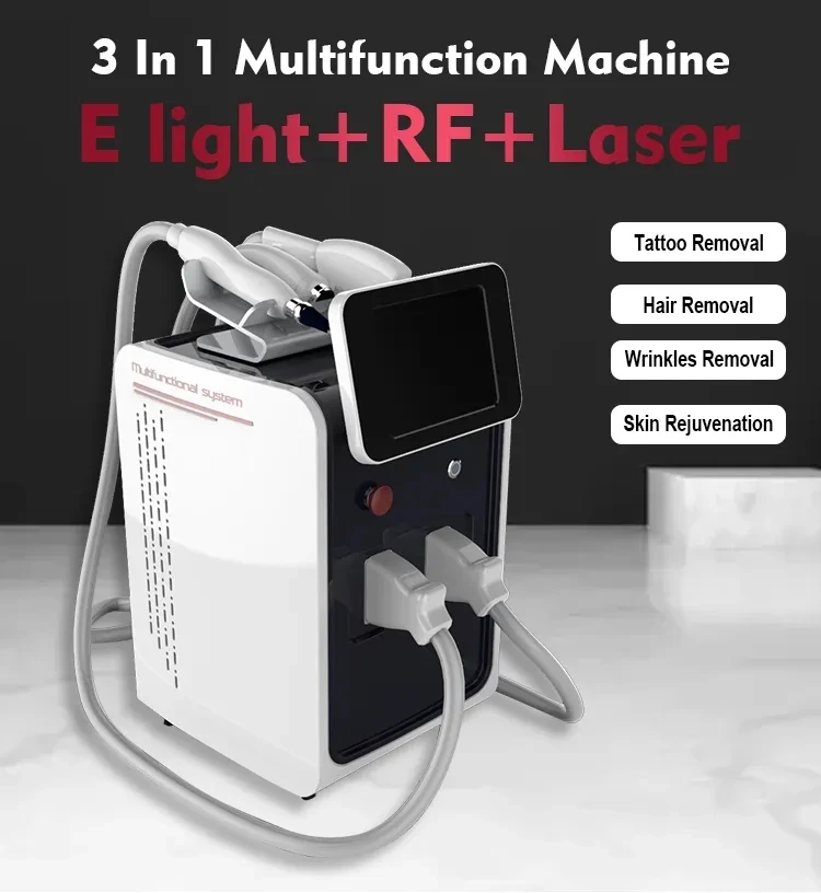 

Remove Tattoo Professional Beauty Device Hair Remov Removal Machine 3 In 1 OPT IPL Carbon Peel Laser Permanent Depilador