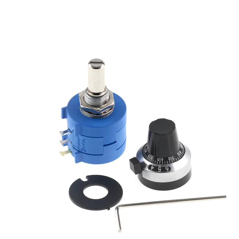 3590S Multiturn Potentiometer 500 1K 2K 5K 10K 20K 50K 100K Ohm Potentiometer Adjustable Resistor 3590 102 202 502 103